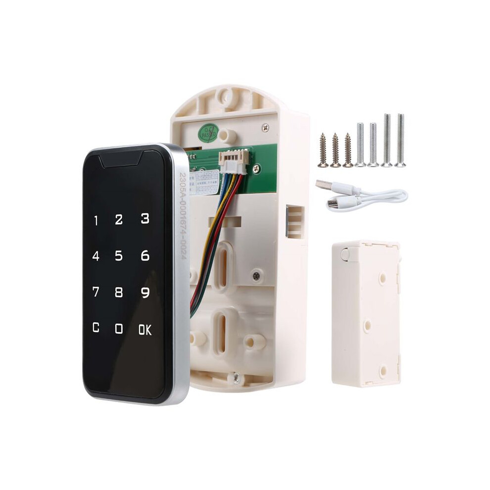 Electronic Digital Electronic Door Lock Fingerprint Press Password Keyless Keypad 6132206201432
