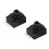 1 Set 2Pcs Black Replacement Repair Parts Lt/Rt Button Keypad For  360 Controller 6