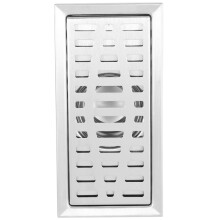 Large-Traffic Stainless Steel Bathroom Shower Square Floor Waste Grate Sanitary 20Cm X10Cm Floor Drain