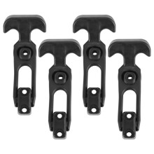 4Pcs T-Handle Rubber Flexible Draw Latches Fit for Toolbox /Cooler/ Cart/Farm Machinery T-Toolbox Lock