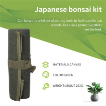 600x430Mm Japanese Bonsai Tools Storage Package Roll Bag Canvas Tool Set Case