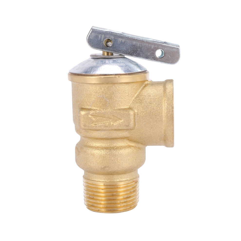 3/4 Inch Npt American Standard Lead-Free Water Heater Safety Valve 150 Psi Brass Pressure Relief Valve 6034186067292