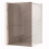 Παραβάν Ντους Rea Flexi Brown / Brush Copper 130 1