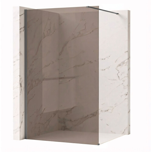 Παραβάν Ντους Rea Flexi Brown / Titan 130