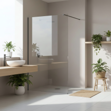 Παραβάν Ντους Rea Flexi Transparent / Titan 120
