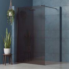 Παραβάν Ντους Rea Flexi Brown / Titan 110
