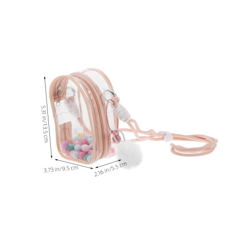 Clear Doll Carrier with  Transparency Display, Dustproof Shoulder Bag for Single Doll Storage 1