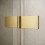Καμπίνα Ντους Rea Atlas 80x90 Brush Gold δεξιά 2