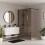 Shower Screen Rea Flexi Brown / Black 120 4