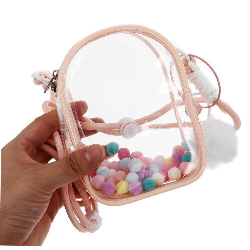 Clear Doll Carrier with  Transparency Display, Dustproof Shoulder Bag for Single Doll Storage 2