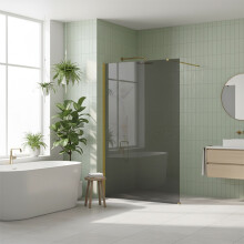 Παραβάν Ντους Rea Flexi Grey / Gold 100