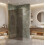 Shower Screen Rea Flexi Brown / Gold 120 6