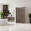 Shower Screen Rea Flexi Brown / Black 100 6