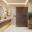 Shower Screen Rea Flexi Brown / Gold 90 4