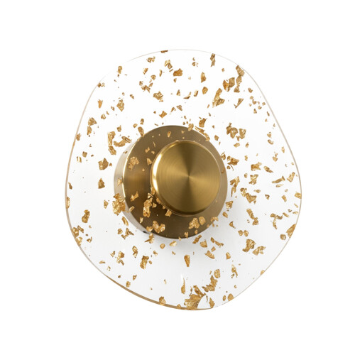 Φωτιστικό Τοίχου Led App1794-w Brush Gold