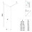 Shower Screen Rea Flexi Transparent / Gold 140 6