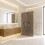 Shower Screen Rea Flexi Brown / Brush Gold 100 3