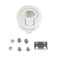 Hatch Round Pull LatchLatch Flush Pull For1/4 Door Boat Deck Hatch RV Drawers Cabinet Yacht