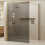 Παραβάν Ντους Rea Flexi Grey / Gold 140 3