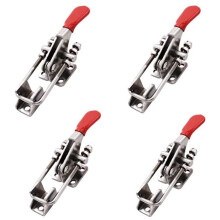 304 Stainless Steel Adjustable Pull Toggle Locking Clasp Lever Clamp Heavy Duty Toggle Bolts Clamps Toggle(4PCS)