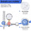 Oxygen Meter YH.YX11A Buoy Type Oxygen Inhalator Meter Pressure Reducing Valve Pressure Regulator G5/8 6