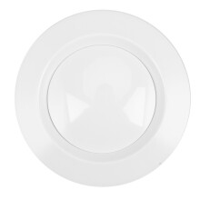 2 Pieces ABS Adjustable Air Vent Round Soffit Exhaust Vent White Inline Duct Fan Outlet Vent 4 Inch