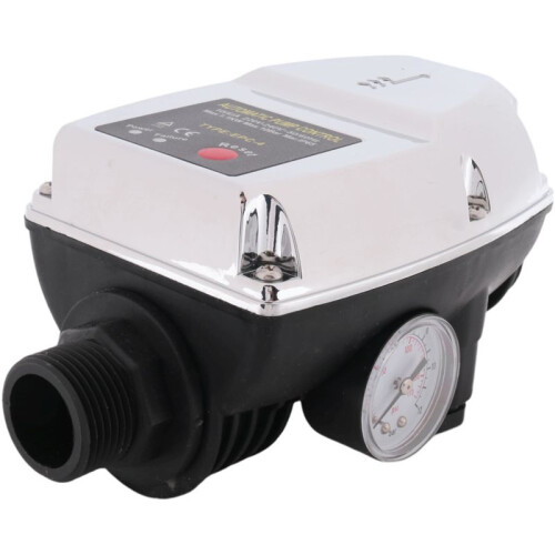 Water Pressure Booster Starting Controller Adjustable 1 Inch Pipe Automatic Pump Control  Off Mass Flow  220V 1