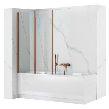 Rea Agat-3 120 Σίτα Μπάνιου Πτυσσόμενη Brush Copper