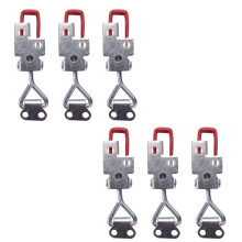 Morsetto con Chiusura un Strappo 6PZ Morsetto un Leva Regolabile con Chiusura un Scatto 150 Kg Capacità di Tenuta 330 Libbre