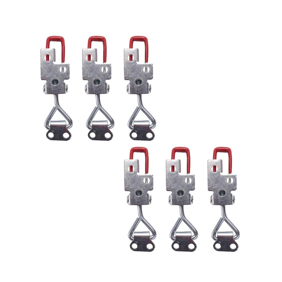 Pull Clamp 6Pcs Pull Action Adjustable Toggle Clamp 150Kg 330Lbs Holding Capacity 4711391893183