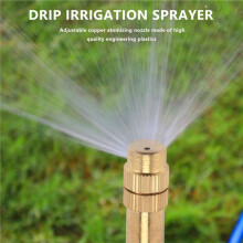 30-Teilige BewäSserung DüSe Einstellbare Kupfer BewäSserung Wasser Nebel Sprinkler Kopf Beschlagen GewäChshaus ZubehöR