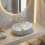 Νιπτήρας Rea Amelia Ruststone 48 (48 X 34.5 X 13.5 Εκ) 7