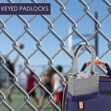 2 Pack Padlocks with Keys Shackle Padlocks Long Lock Heavy Duty Key Padlock Locks for Garden Shed Garage