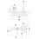 Βρύση Νιπτήρα Rea Lungo Stripe Brush Gold 7
