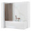 Rea Elegant Brush Copper 70 Screen Για Μπανιέρα 1