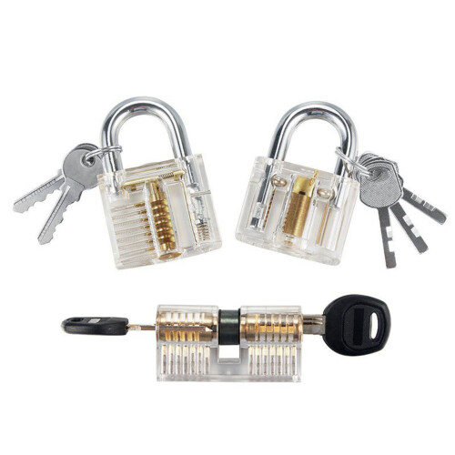 Transparent Lock Padlock Transparent Display Lock Crystal Lock 2