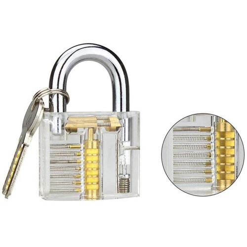 Transparent Lock Padlock Transparent Display Lock Crystal Lock 1