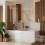 Rea Elegant Brush Copper 70 Screen Για Μπανιέρα 2