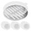 30 Pack Attrape-Cheveux Jetable Drain de Douche Jetable Attrape-Cheveux Maille Autocollants ÉCran Attrape-Cheveux 6