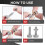 4Pcs Handle Quick Release Pins,Quick Release Lock Pin, Retractable Spring Plunger, M6 Lockout Kit for Rolling Tool Box 5