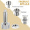4Pcs Handle Quick Release Pins,Quick Release Lock Pin, Retractable Spring Plunger, M6 Lockout Kit for Rolling Tool Box 4