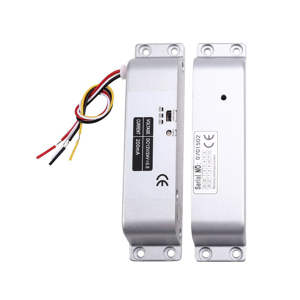 Electric Drop Bolt Lock 4 Wires Dc12v Electronic Mortise Locks Wooden Door Lock Lron Door Lock 4712730736260