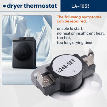 Kit de Termostato con Fusible TéRmico para Secadora para LA-1053 para AH2162282 Qp5