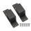 Door Barricade Brackets,2 Pack Drop Open Bar Holder for Home Security, 2X4 Bar Brackets Prevent Unauthorized Entry 1