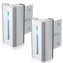 2Pack Door Reinforcement Lock,Aluminium Alloy U Door Reinforcement Lock 3Inch Security Door Lock Home Proof