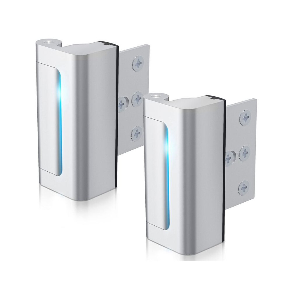 2Pack Door Reinforcement Lock,Aluminium Alloy U Door Reinforcement Lock 3Inch Security Door Lock Home Proof 6033797231436