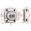 Mechanical Keyless Cabinet Lock, Swivel Drawer Lock Combination Lock, Combination  File Cabinet Lock (Silver) 3