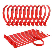 1000 Stuks Plastic Vrachtwagendeurafdichting Veiligheidszegel Sabotage Veiligheidsslot voor Aanhangwagen Logistieke Verzending Verpakking Verzending B