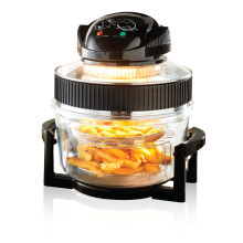 17L Halogen Oven - 1400W Air Fryer Cooker, Accessories, Energy Saving, Healthy
