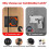 Cabinet Door  Keyless Combination Lock Cabinet Mechanical 3-Digit Passcode Cabinet Lock for Kitchen Cabinet Black 2